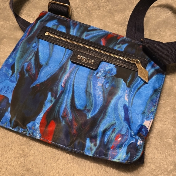 MZ Wallace Blue and Red Crossbody Bag - Picture 2 of 4